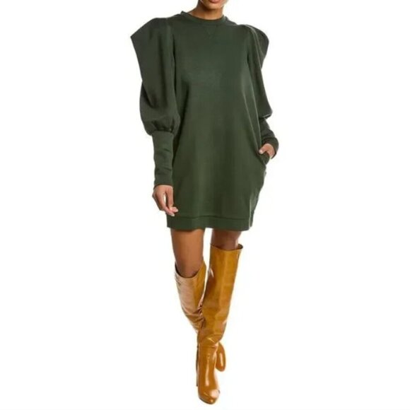 Ted Baker London Dresses & Skirts - Ted Baker Imojene  sweater dress with structured shoulders size 6 LIKE NEW